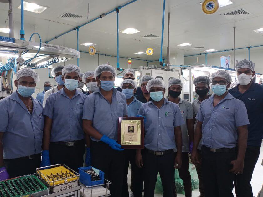 Economic Times Promising Plants 2021 Anerkennung