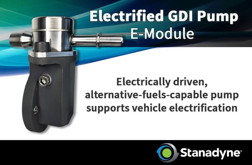 Stanadyne Electrified GDI Fuel Pump Module Makes Industry Debut Stanadyne